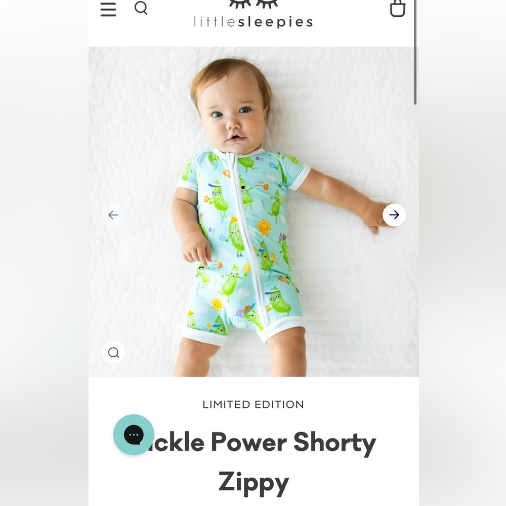 Little Sleepies Pickle Power Shorty